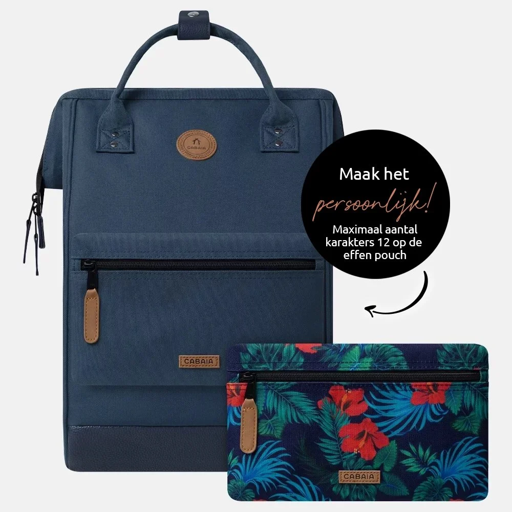 Cabaia Adventurer rugzak L 15 inch reykjavik | 022057-Donkerblauw